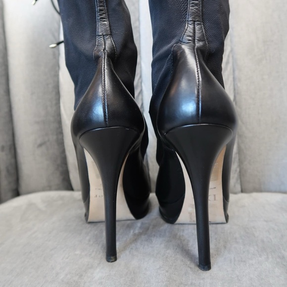 DIOR MESH LACE UP BOOTS - Picture 6 of 8